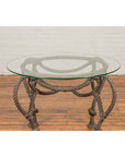 Tall Contemporary Bronze Nautical Rope Table-11. Asian & Chinese Furniture, Art, Antiques, Vintage Home Décor for sale at FEA Home