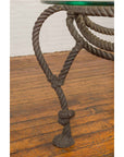 Tall Contemporary Bronze Nautical Rope Table-8. Asian & Chinese Furniture, Art, Antiques, Vintage Home Décor for sale at FEA Home