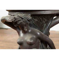 Vintage Bronze Greco-Roman Allegory of the Summer Planter