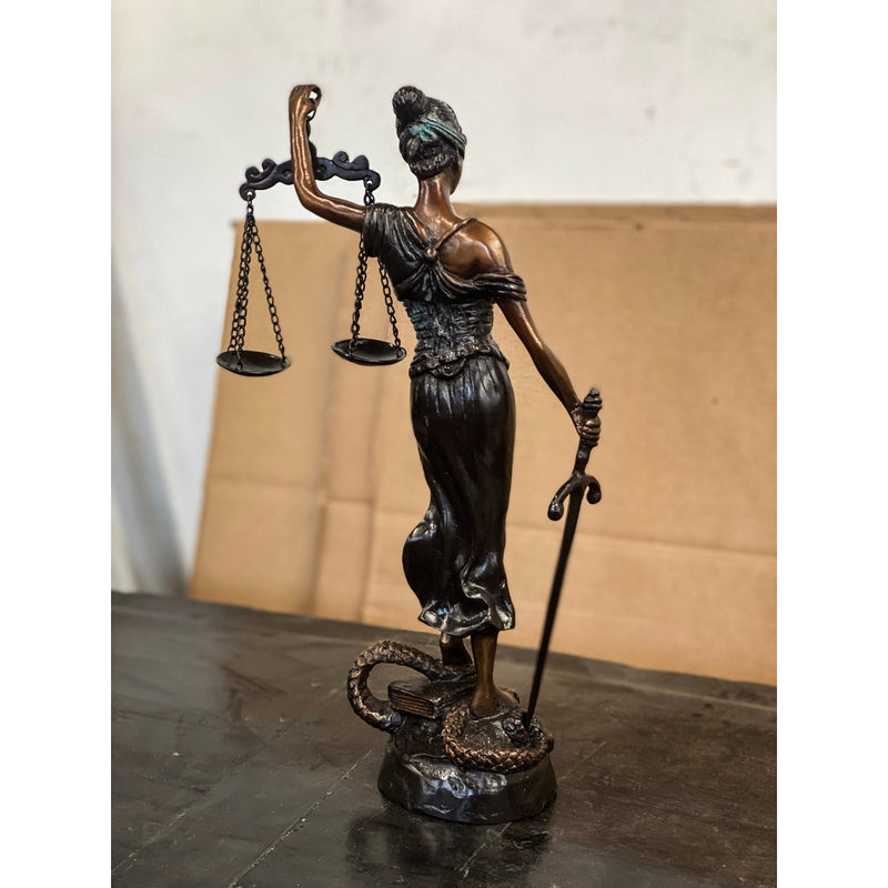 Lady Justice Bronze Sculpture-RG2067-7. Asian & Chinese Furniture, Art, Antiques, Vintage Home Décor for sale at FEA Home