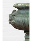 Bronze Tabletop Pedestal in Verdigris Patina-8. Asian & Chinese Furniture, Art, Antiques, Vintage Home Décor for sale at FEA Home