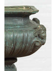 Bronze Tabletop Pedestal in Verdigris Patina-10. Asian & Chinese Furniture, Art, Antiques, Vintage Home Décor for sale at FEA Home