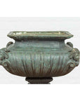 Bronze Tabletop Pedestal in Verdigris Patina-11. Asian & Chinese Furniture, Art, Antiques, Vintage Home Décor for sale at FEA Home