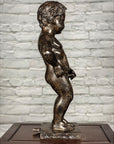 Boy Peeing Small Bronze Statue-10. Asian & Chinese Furniture, Art, Antiques, Vintage Home Décor for sale at FEA Home