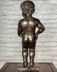 Boy Peeing Small Bronze Statue-12. Asian & Chinese Furniture, Art, Antiques, Vintage Home Décor for sale at FEA Home