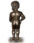 Boy Peeing Small Bronze Statue-13. Asian & Chinese Furniture, Art, Antiques, Vintage Home Décor for sale at FEA Home