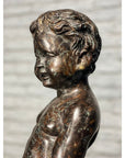 Boy Peeing Small Bronze Statue-28. Asian & Chinese Furniture, Art, Antiques, Vintage Home Décor for sale at FEA Home