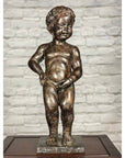 Boy Peeing Small Bronze Statue-5. Asian & Chinese Furniture, Art, Antiques, Vintage Home Décor for sale at FEA Home