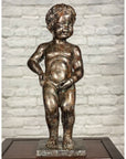 Boy Peeing Small Bronze Statue-6. Asian & Chinese Furniture, Art, Antiques, Vintage Home Décor for sale at FEA Home