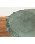 Contemporary Verde Bronze Round Top Table with Fluted Legs and Scrolling Feet-9. Asian & Chinese Furniture, Art, Antiques, Vintage Home Décor for sale at FEA Home
