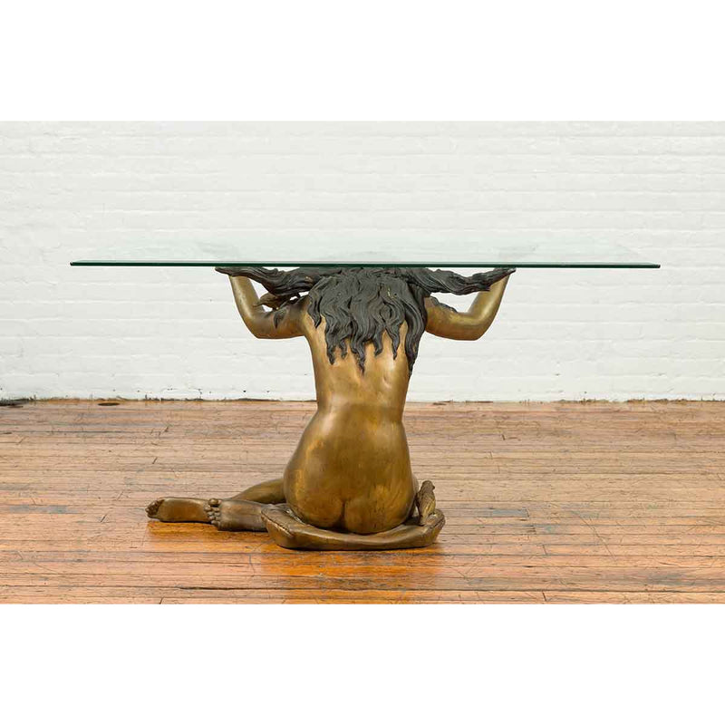 Classical Contemporary Bronze Table Base-RG866-7. Asian & Chinese Furniture, Art, Antiques, Vintage Home Décor for sale at FEA Home