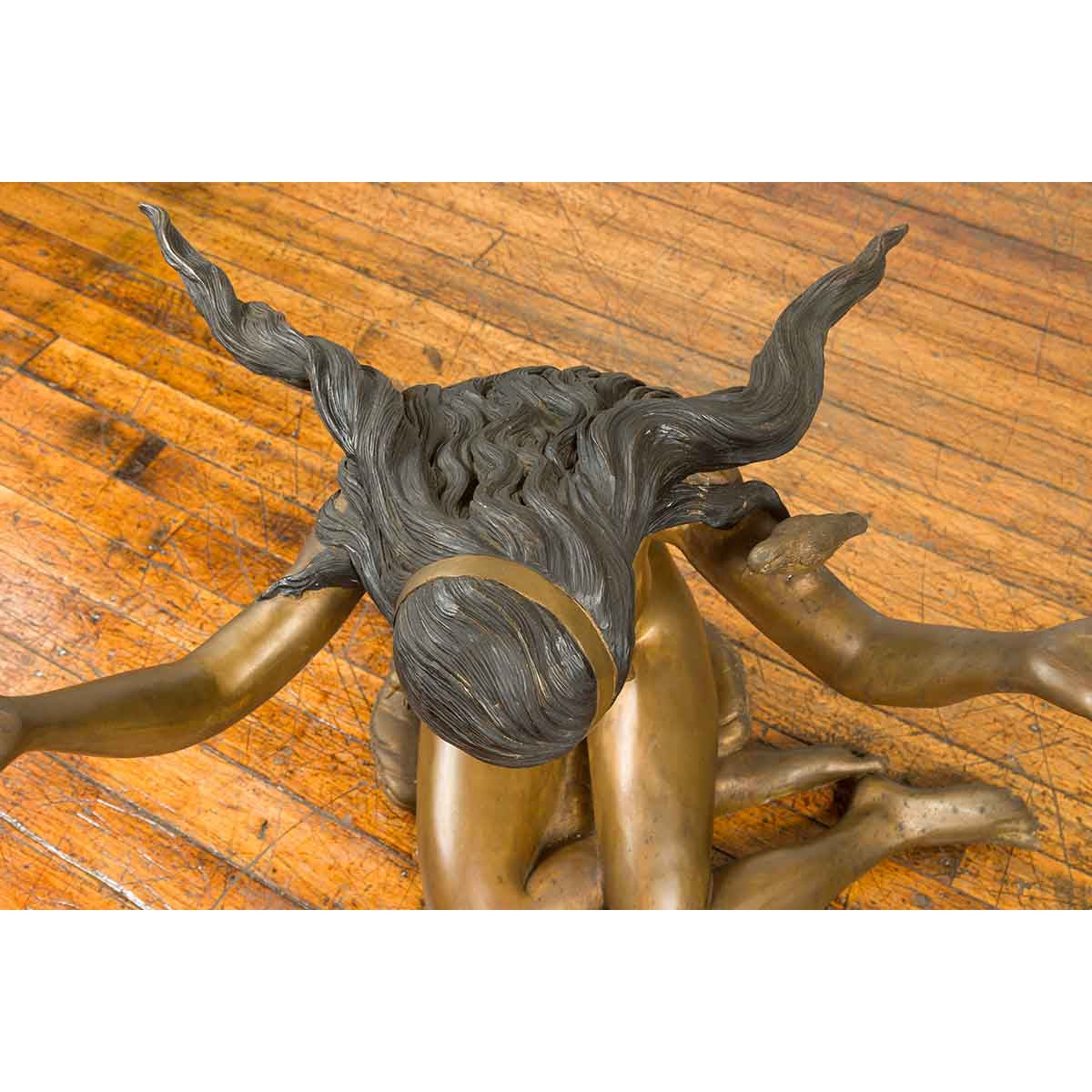 Classical Contemporary Bronze Table Base-13. Asian &amp; Chinese Furniture, Art, Antiques, Vintage Home Décor for sale at FEA Home