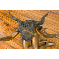 Classical Contemporary Bronze Table Base