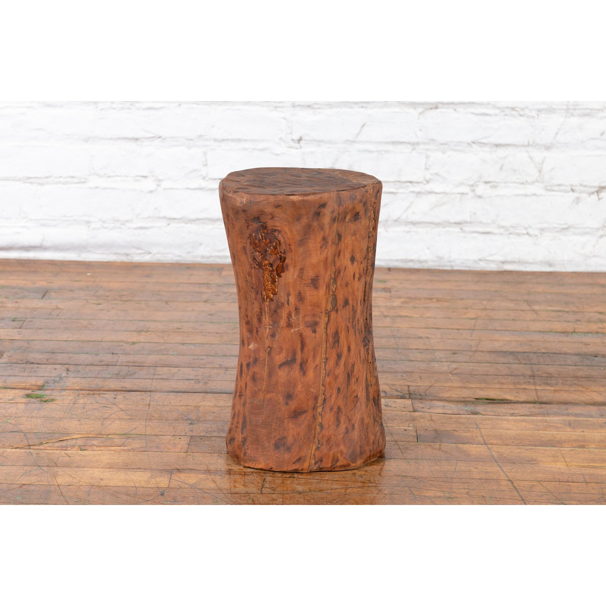 Vintage Chinese Tree Stump Wooden Pedestal with Rustic Character-10. Asian &amp; Chinese Furniture, Art, Antiques, Vintage Home Décor for sale at FEA Home
