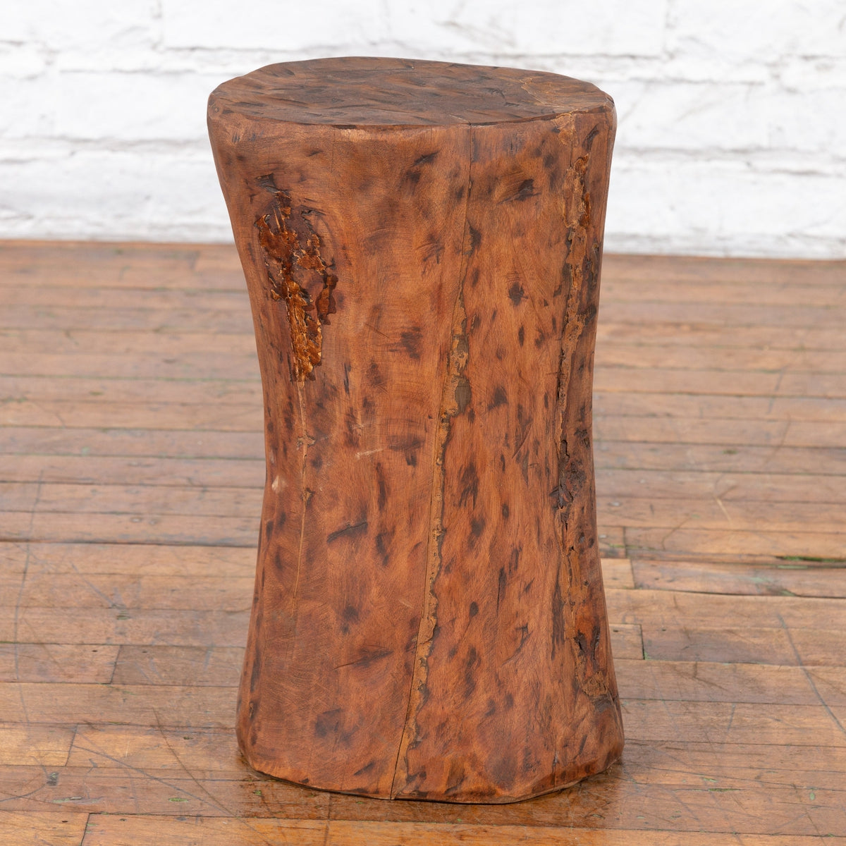 Vintage Chinese Tree Stump Wooden Pedestal with Rustic Character-14. Asian &amp; Chinese Furniture, Art, Antiques, Vintage Home Décor for sale at FEA Home