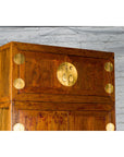 Chinese Qing Dynasty 19th Century Compound Cabinet with Brass Hardware-11. Asian & Chinese Furniture, Art, Antiques, Vintage Home Décor for sale at FEA Home