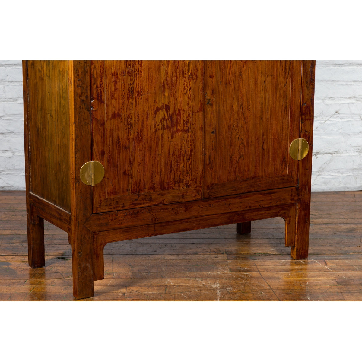 Chinese Qing Dynasty 19th Century Compound Cabinet with Brass Hardware-13. Asian &amp; Chinese Furniture, Art, Antiques, Vintage Home Décor for sale at FEA Home