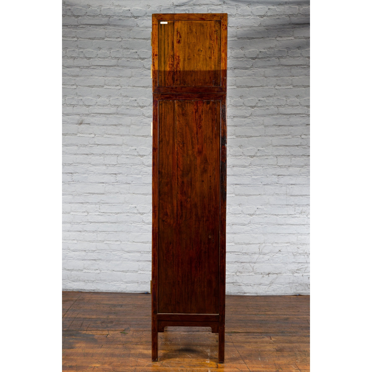 Chinese Qing Dynasty 19th Century Compound Cabinet with Brass Hardware-17. Asian &amp; Chinese Furniture, Art, Antiques, Vintage Home Décor for sale at FEA Home
