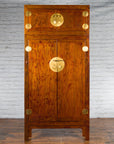 Chinese Qing Dynasty 19th Century Compound Cabinet with Brass Hardware-2. Asian & Chinese Furniture, Art, Antiques, Vintage Home Décor for sale at FEA Home
