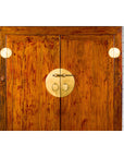 Chinese Qing Dynasty 19th Century Compound Cabinet with Brass Hardware-8. Asian & Chinese Furniture, Art, Antiques, Vintage Home Décor for sale at FEA Home