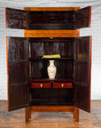 Chinese Qing Dynasty 19th Century Compound Cabinet with Brass Hardware-3. Asian & Chinese Furniture, Art, Antiques, Vintage Home Décor for sale at FEA Home