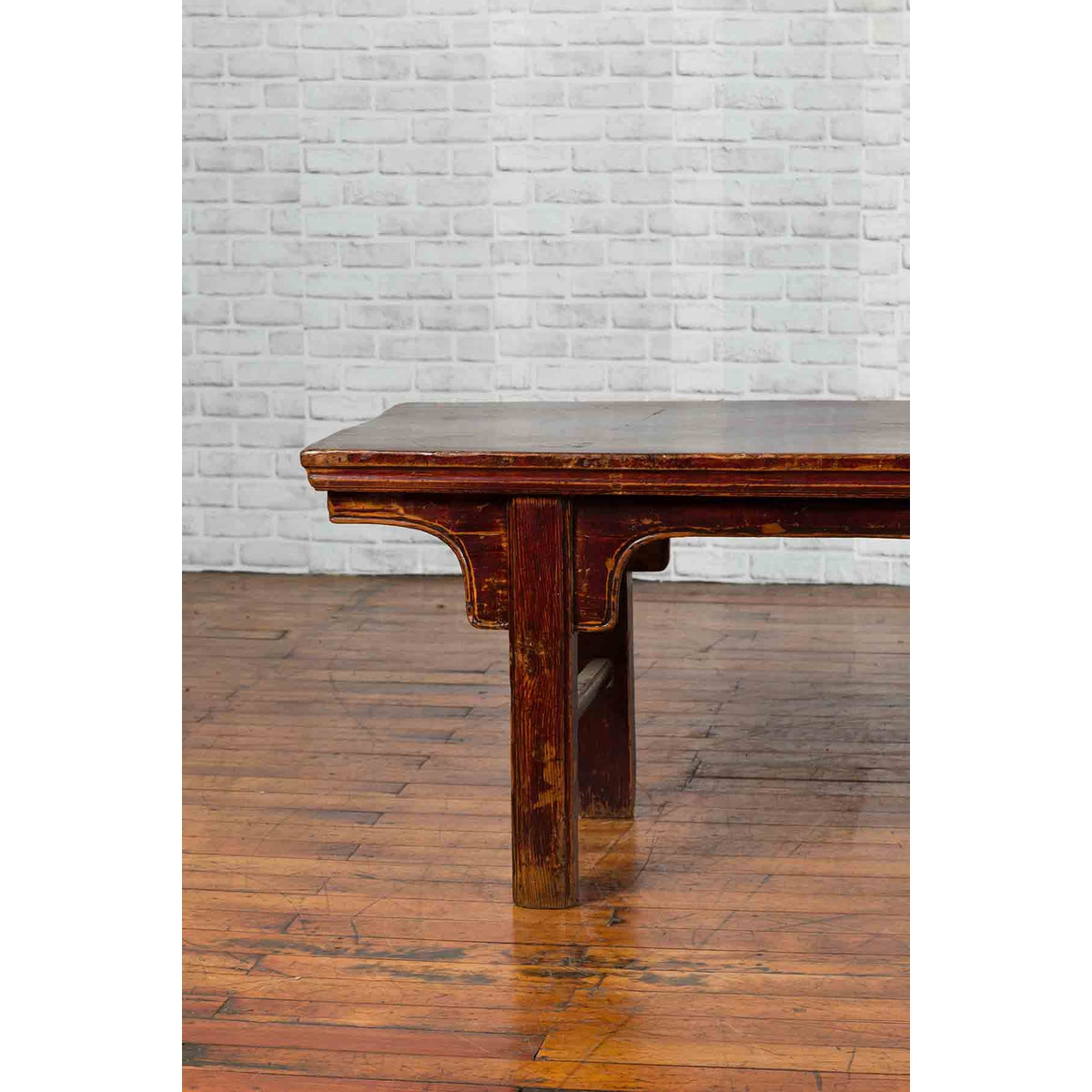 Chinese 19th Century Qing Dynasty Coffee Table with Distressed Patina-5. Asian &amp; Chinese Furniture, Art, Antiques, Vintage Home Décor for sale at FEA Home
