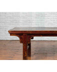 Chinese 19th Century Qing Dynasty Coffee Table with Distressed Patina-7. Asian & Chinese Furniture, Art, Antiques, Vintage Home Décor for sale at FEA Home