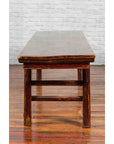 Chinese 19th Century Qing Dynasty Coffee Table with Distressed Patina-9. Asian & Chinese Furniture, Art, Antiques, Vintage Home Décor for sale at FEA Home