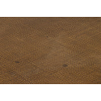 Chinese Qing Dynasty Elm Lohan Bed Coffee Table with Hand-Woven Rattan Top
