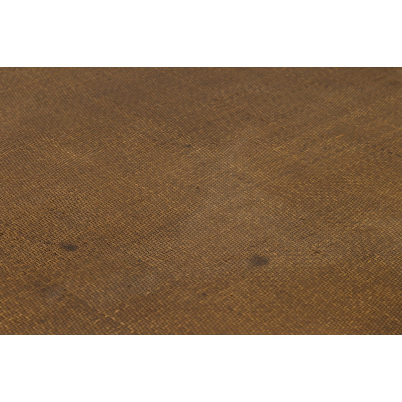 Chinese Qing Dynasty Elm Lohan Bed Coffee Table with Hand-Woven Rattan Top-9. Asian & Chinese Furniture, Art, Antiques, Vintage Home Décor for sale at FEA Home