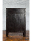 Qing Dynasty Period 19th Century Red Lacquer Shanxi Cabinet with Floral Décor-12. Asian & Chinese Furniture, Art, Antiques, Vintage Home Décor for sale at FEA Home