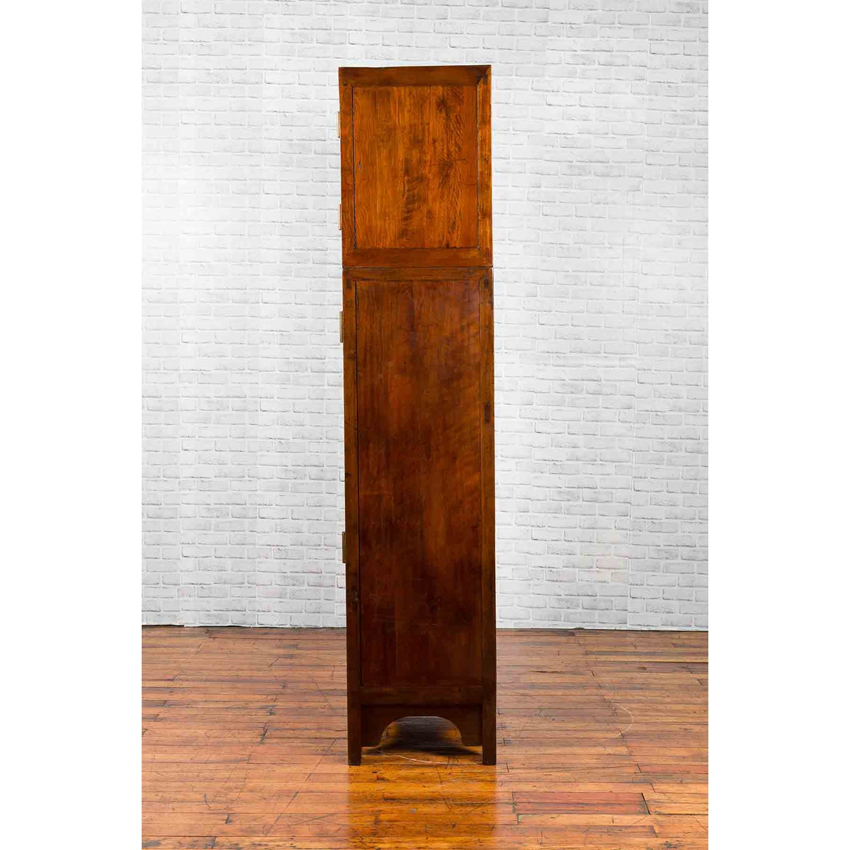 Chinese Qing Dynasty 19th Century Elm and Burl Wood Multiseason Compound Cabinet-14. Asian &amp; Chinese Furniture, Art, Antiques, Vintage Home Décor for sale at FEA Home