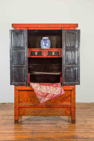 Original Lacquer Cabinet-YN1295-4. Asian & Chinese Furniture, Art, Antiques, Vintage Home Décor for sale at FEA Home