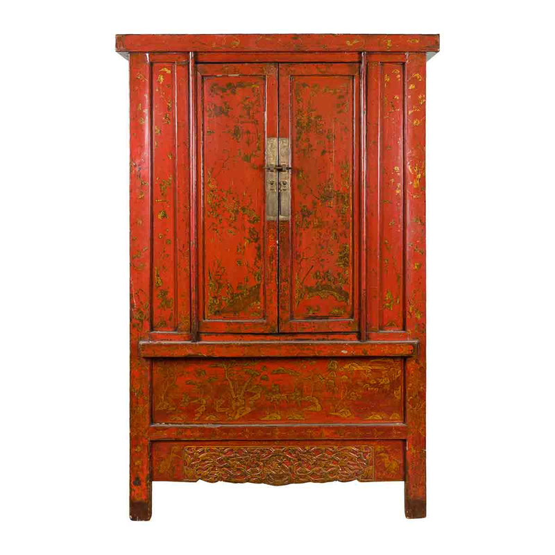 Original Lacquer Cabinet-YN1295-1. Asian & Chinese Furniture, Art, Antiques, Vintage Home Décor for sale at FEA Home
