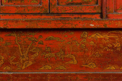 Original Lacquer Cabinet-YN1295-9. Asian & Chinese Furniture, Art, Antiques, Vintage Home Décor for sale at FEA Home