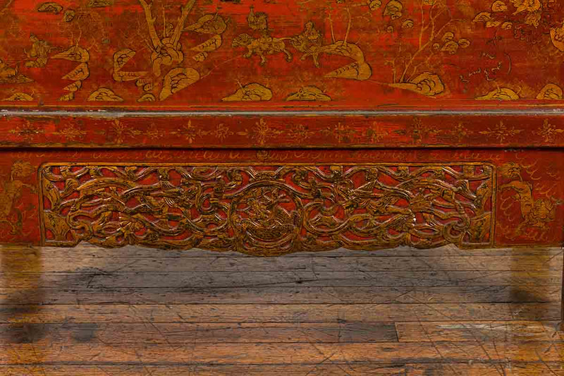 Original Lacquer Cabinet-YN1295-10. Asian & Chinese Furniture, Art, Antiques, Vintage Home Décor for sale at FEA Home