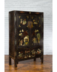 Chinese Qing Dynasty 19th Century Shanxi Cabinet with Original Black Lacquer-10. Asian & Chinese Furniture, Art, Antiques, Vintage Home Décor for sale at FEA Home