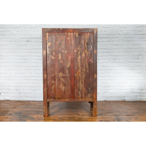Chinese Qing Dynasty 19th Century Shanxi Cabinet with Original Black Lacquer-YN1298-12. Asian & Chinese Furniture, Art, Antiques, Vintage Home Décor for sale at FEA Home