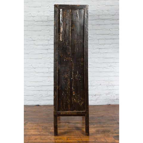 Chinese Qing Dynasty 19th Century Shanxi Cabinet with Original Black Lacquer-YN1298-13. Asian & Chinese Furniture, Art, Antiques, Vintage Home Décor for sale at FEA Home