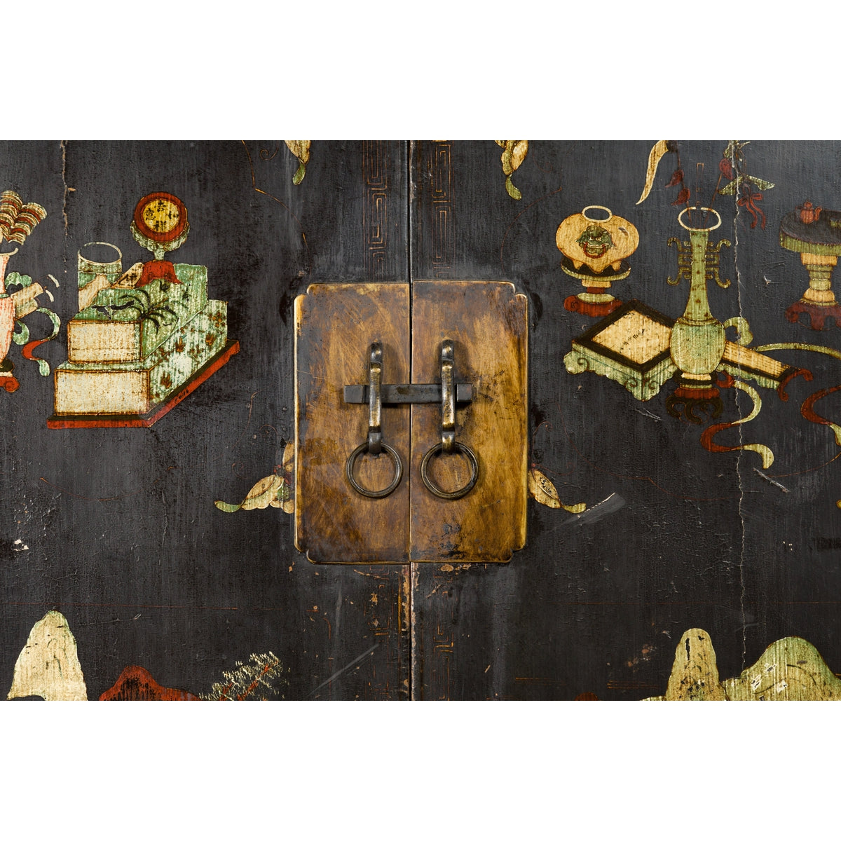 Chinese Qing Dynasty 19th Century Shanxi Cabinet with Original Black Lacquer-9. Asian &amp; Chinese Furniture, Art, Antiques, Vintage Home Décor for sale at FEA Home