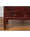 Large Chinese 19th Century Qing Dynasty Tapering Cabinet with Accordion Doors-10. Asian & Chinese Furniture, Art, Antiques, Vintage Home Décor for sale at FEA Home