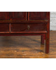 Large Chinese 19th Century Qing Dynasty Tapering Cabinet with Accordion Doors-11. Asian & Chinese Furniture, Art, Antiques, Vintage Home Décor for sale at FEA Home