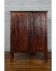 Large Chinese 19th Century Qing Dynasty Tapering Cabinet with Accordion Doors-13. Asian & Chinese Furniture, Art, Antiques, Vintage Home Décor for sale at FEA Home