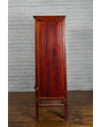 Large Chinese 19th Century Qing Dynasty Tapering Cabinet with Accordion Doors-14. Asian & Chinese Furniture, Art, Antiques, Vintage Home Décor for sale at FEA Home