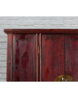 Large Chinese 19th Century Qing Dynasty Tapering Cabinet with Accordion Doors-7. Asian & Chinese Furniture, Art, Antiques, Vintage Home Décor for sale at FEA Home