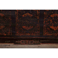 Chinese Qing Dynasty 19th Century Shanxi Cabinet with Original Black Lacquer