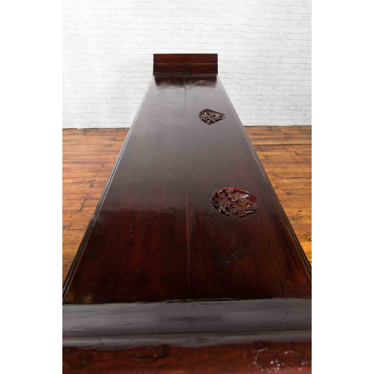 Chinese Qing Dynasty 19th Century Carved Console Table with Mythical Animals-16. Asian &amp; Chinese Furniture, Art, Antiques, Vintage Home Décor for sale at FEA Home