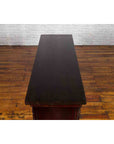 Chinese 19th Century Qing Dynasty Elm Low Console Table with Three Drawers-7. Asian & Chinese Furniture, Art, Antiques, Vintage Home Décor for sale at FEA Home