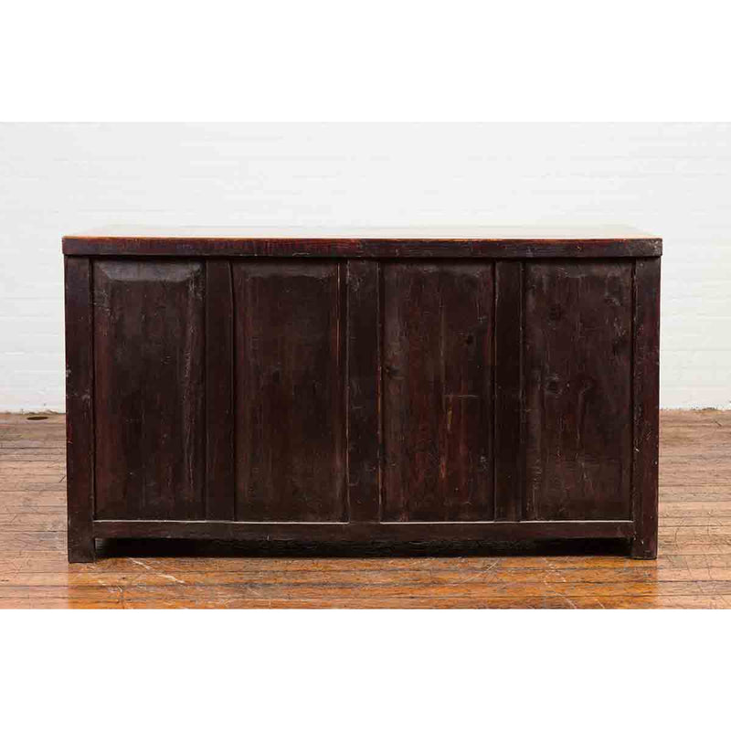 Early 20th Century Chinese Elmwood Sideboard-YN1347-11. Asian & Chinese Furniture, Art, Antiques, Vintage Home Décor for sale at FEA Home