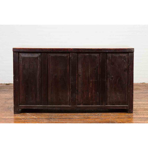 Early 20th Century Chinese Elmwood Sideboard-YN1347-11. Asian & Chinese Furniture, Art, Antiques, Vintage Home Décor for sale at FEA Home